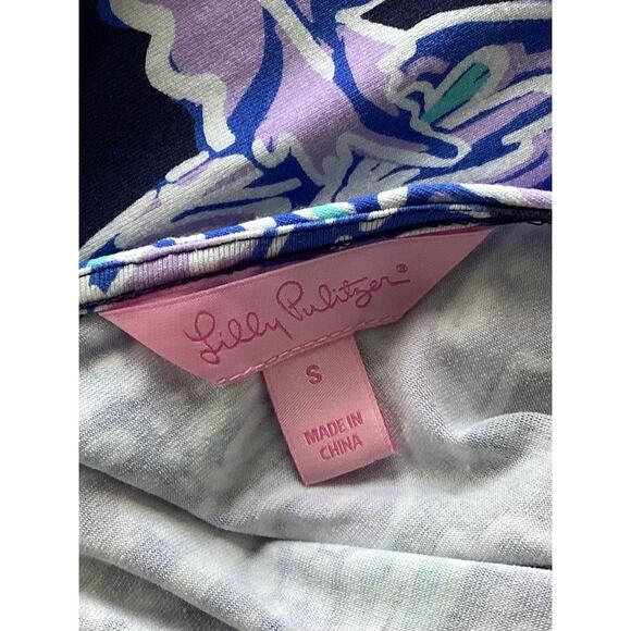 Lilly Pulitzer Parigi Stretch Maxi Dress Lilac Verbena Pop Up Coco Safari Small - Picture 8 of 11